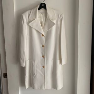 Fitted business jacket dress